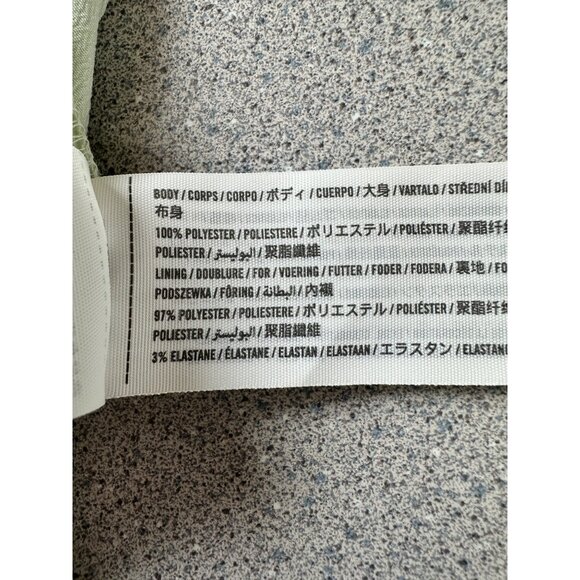 A&F Corset Style Mini Dress Women ST Sage Green Sweetheart Smocked coquette - Picture 7 of 9